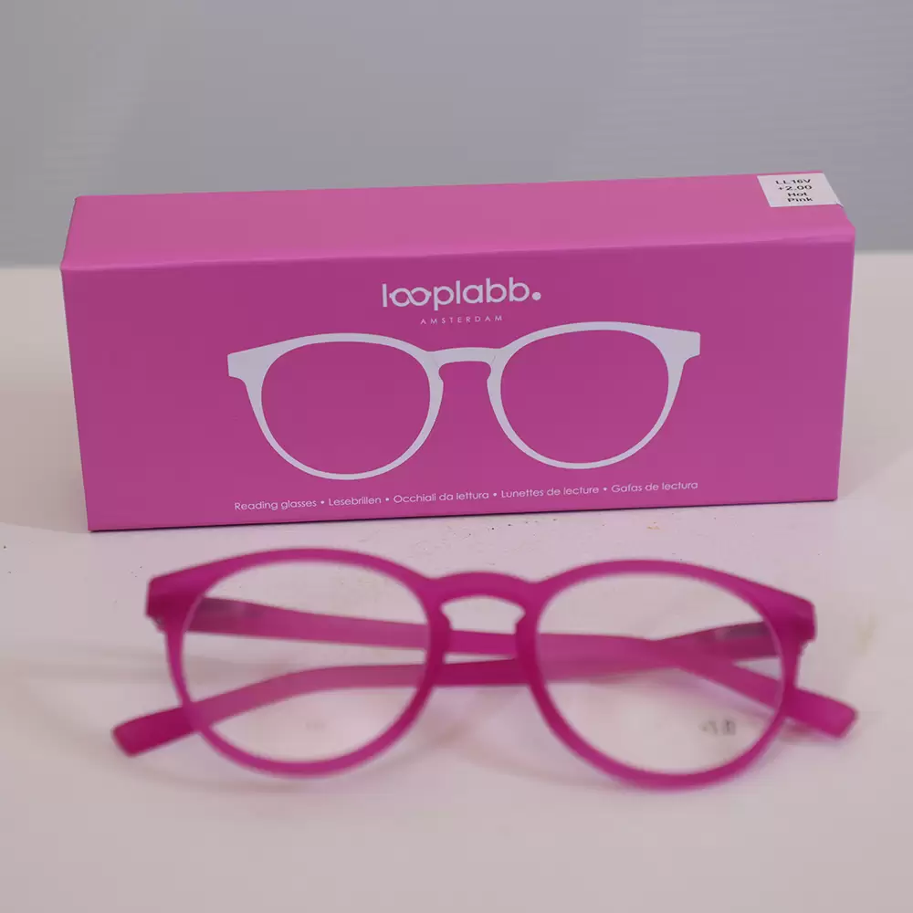 READING GLASSES PAPILLON HOT PINK +1